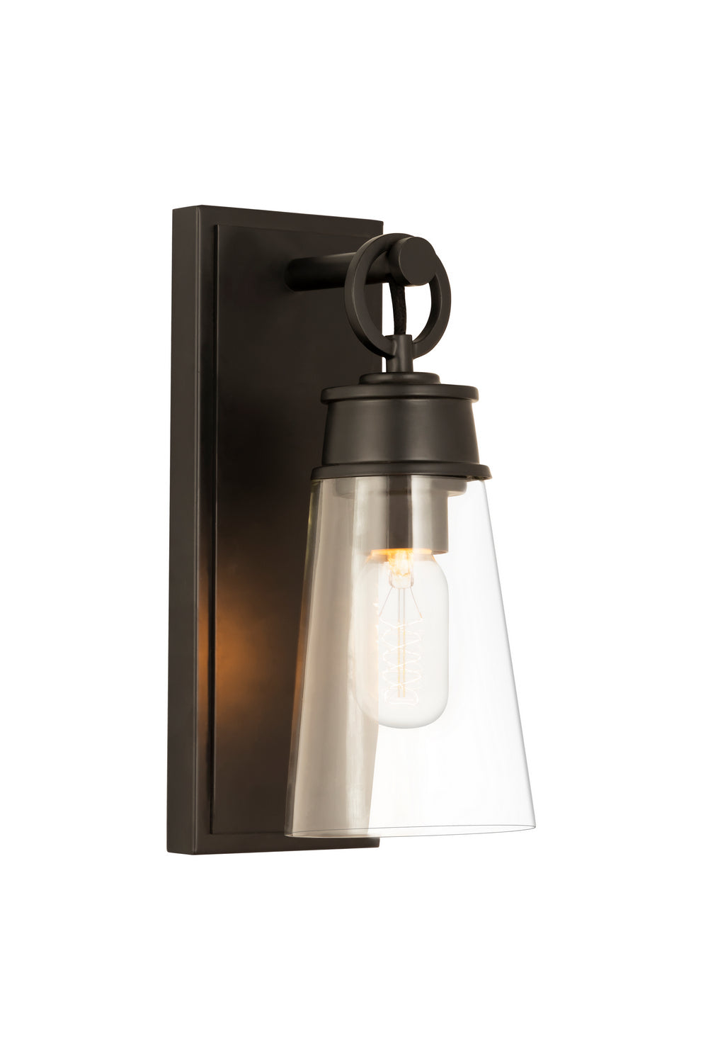 Z-Lite Canada - 2300-1SS-MB - One Light Wall Sconce - Wentworth - Matte Black
