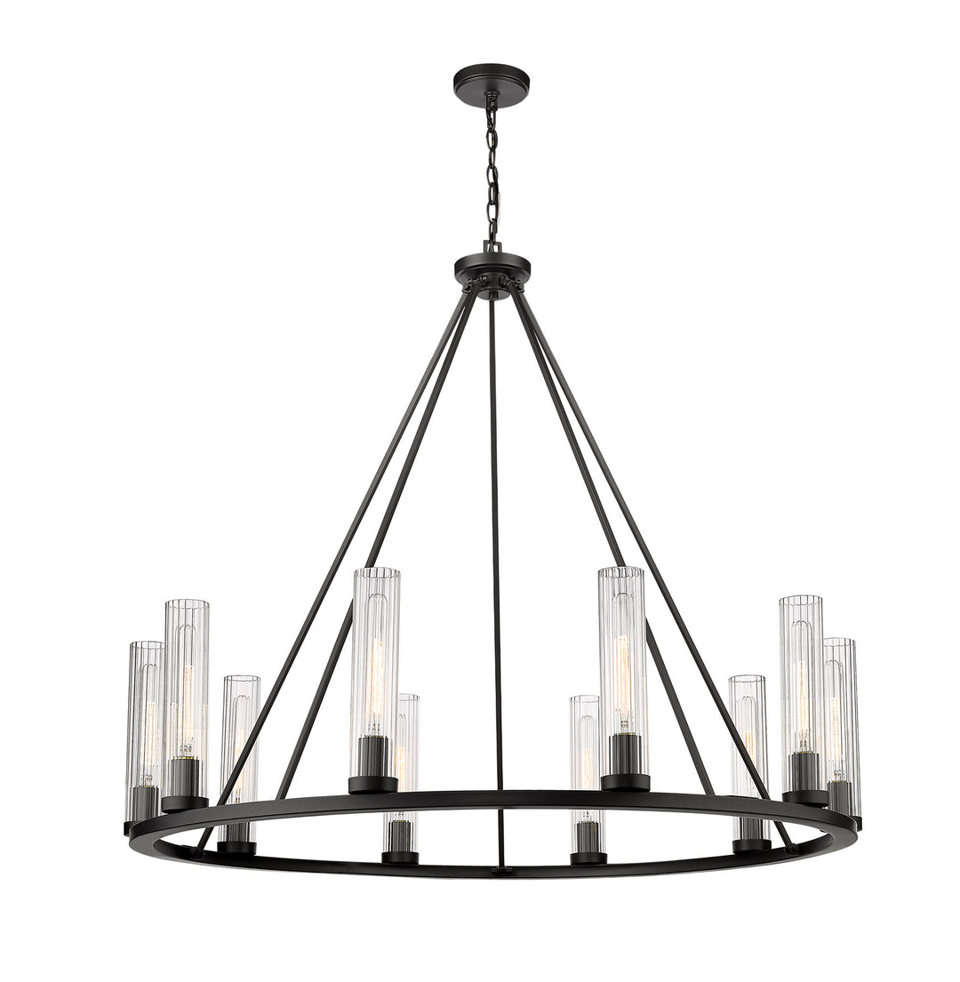 Beau Ten Light Chandelier in Bronze - available from The Lighting Shoppe, trusted by Canadian homeowners