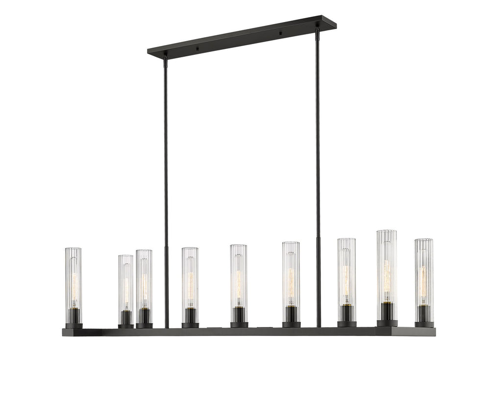 Z-Lite Canada - 3031-9L-BRZ - Nine Light Linear Chandelier - Beau - Bronze