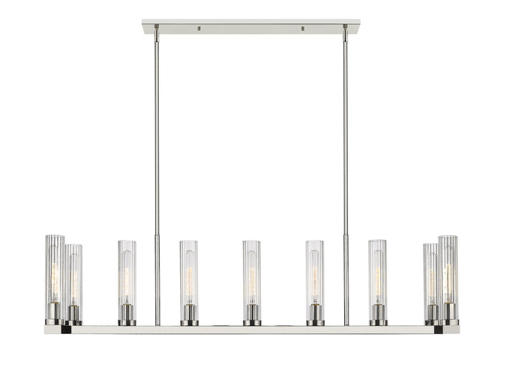 Z-Lite Canada - 3031-9L-PN - Nine Light Linear Chandelier - Beau - Polished Nickel