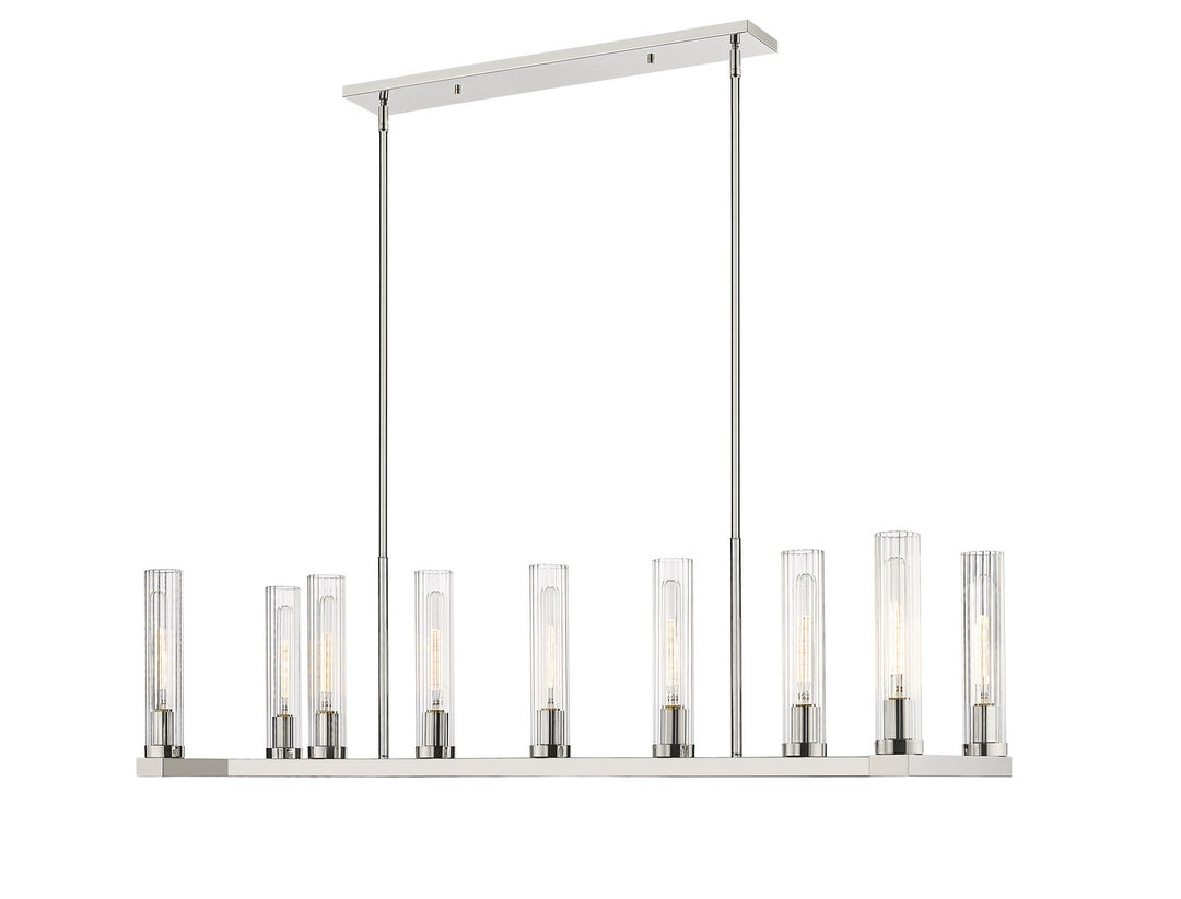 Z-Lite Canada - 3031-9L-PN - Nine Light Linear Chandelier - Beau - Polished Nickel