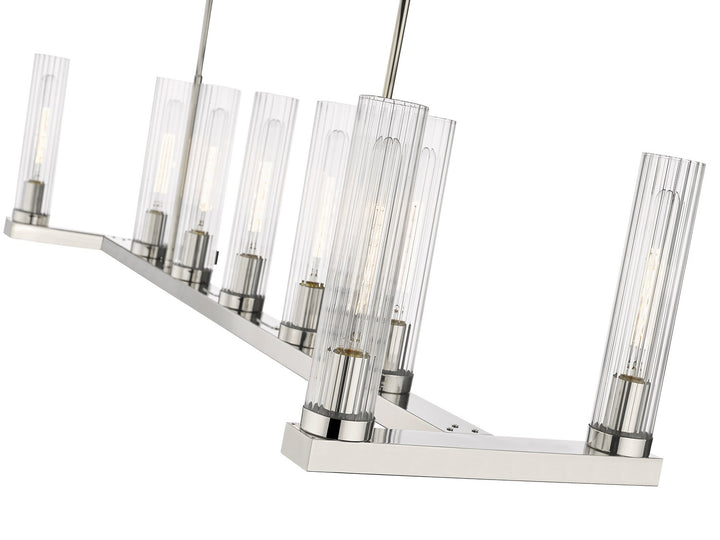 Z-Lite Canada - 3031-9L-PN - Nine Light Linear Chandelier - Beau - Polished Nickel