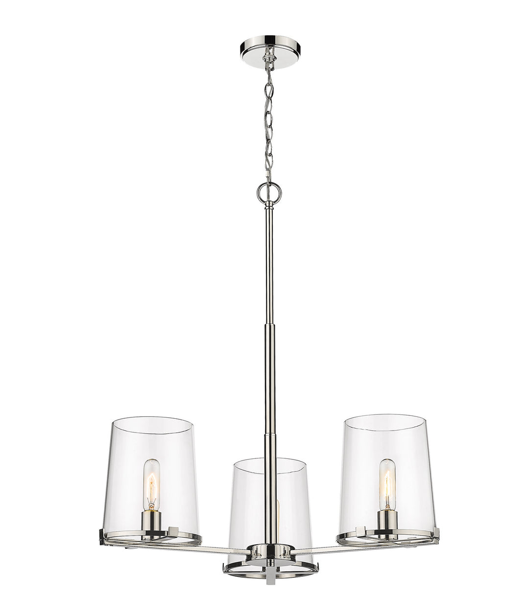 Z-Lite Canada - 3032-3PN - Three Light Chandelier - Callista - Polished Nickel