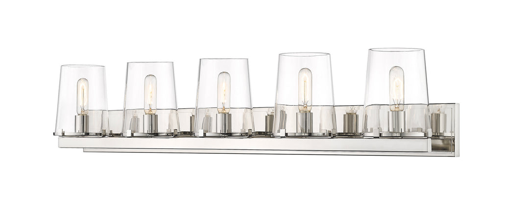 Z-Lite Canada - 3032-5V-PN - Five Light Vanity - Callista - Polished Nickel