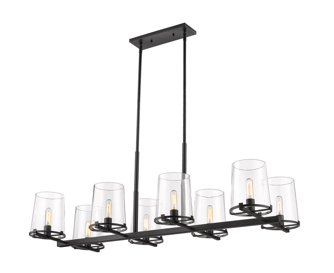 Z-Lite Canada - 3032-8L-MB - Eight Light Linear Chandelier - Callista - Matte Black