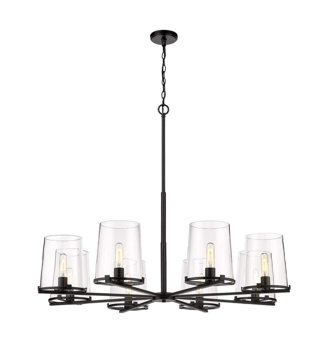 Z-Lite Canada - 3032-8MB - Eight Light Chandelier - Callista - Matte Black
