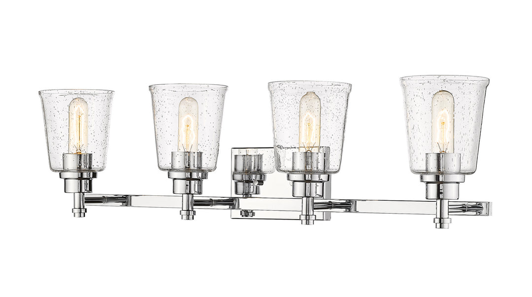 Bohin Four Light Vanity in Chrome - available from The Lighting Shoppe, trusted by Canadian homeowners