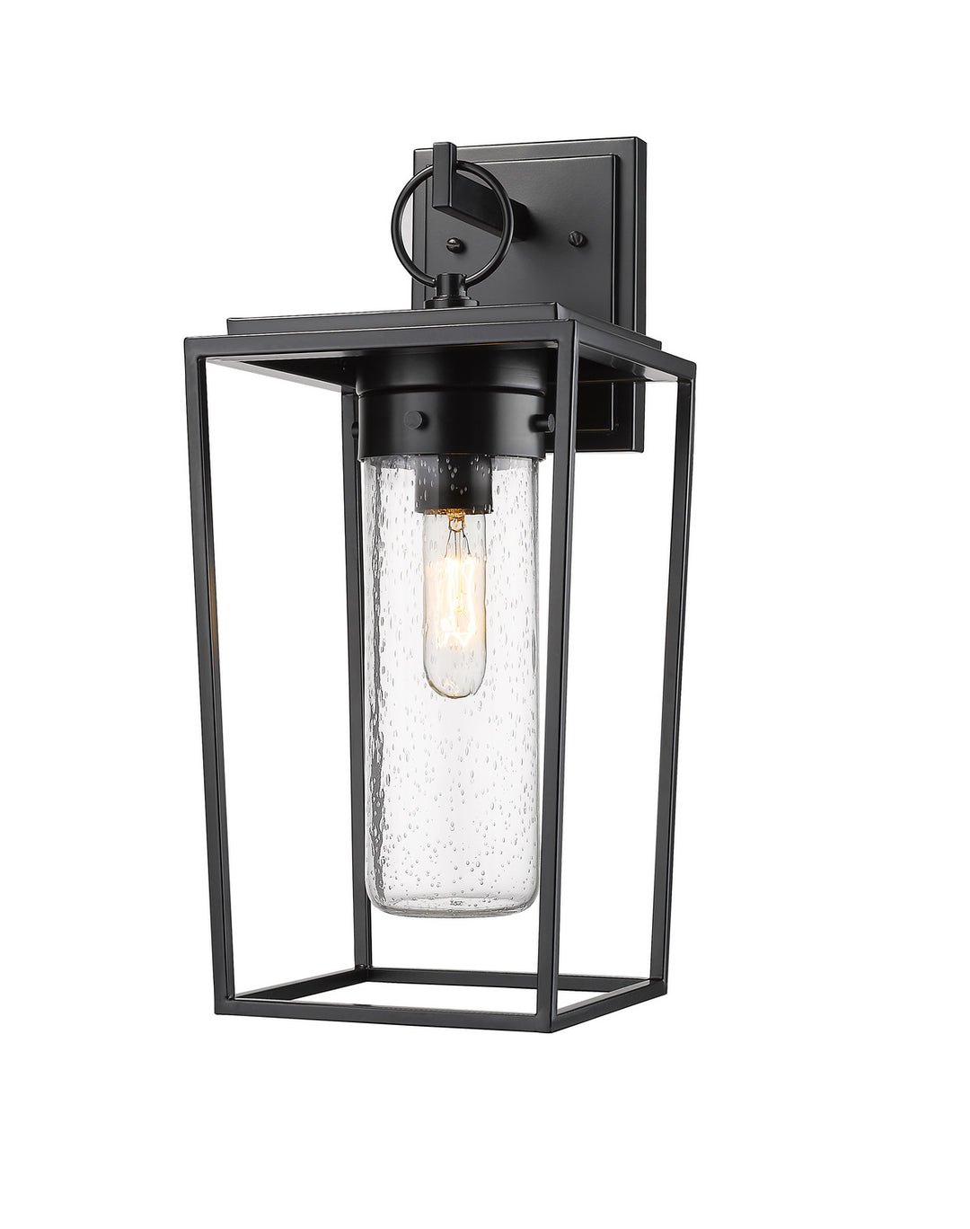 Sheridan One Light Outdoor Wall Light in Black - available from The Lighting Shoppe, trusted by Canadian homeowners