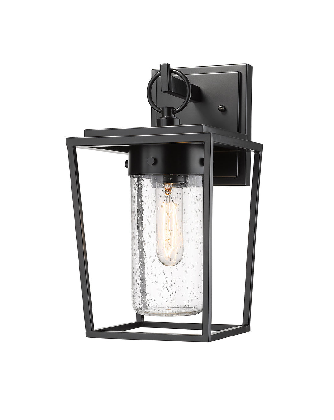 Sheridan One Light Outdoor Wall Light in Black - available from The Lighting Shoppe, trusted by Canadian homeowners