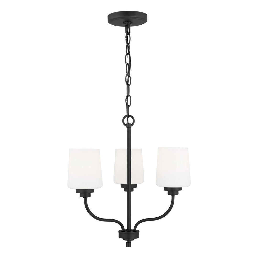 Generation Lighting Canada - 3102803-112 - Three Light Chandelier - Windom - Midnight Black