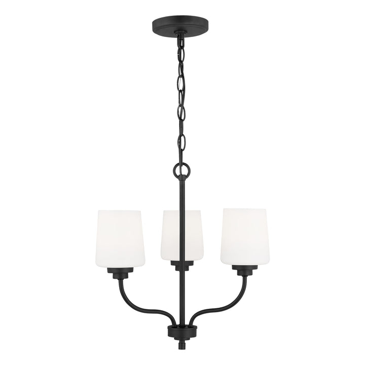 Generation Lighting Canada - 3102803-112 - Three Light Chandelier - Windom - Midnight Black