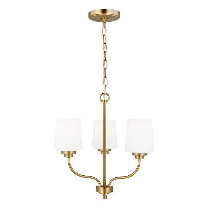 Generation Lighting Canada - 3102803-848 - Three Light Chandelier - Windom - Satin Brass
