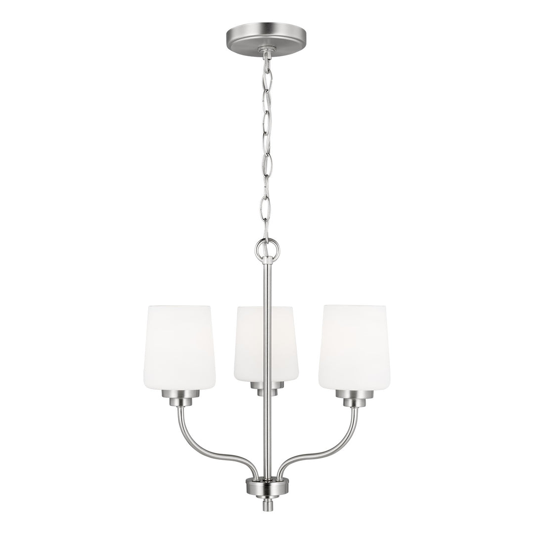 Generation Lighting Canada - 3102803-962 - Three Light Chandelier - Windom - Brushed Nickel