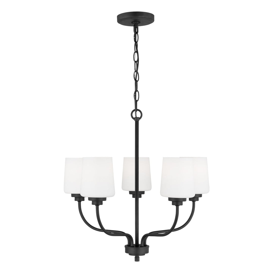 Generation Lighting Canada - 3102805-112 - Five Light Chandelier - Windom - Midnight Black
