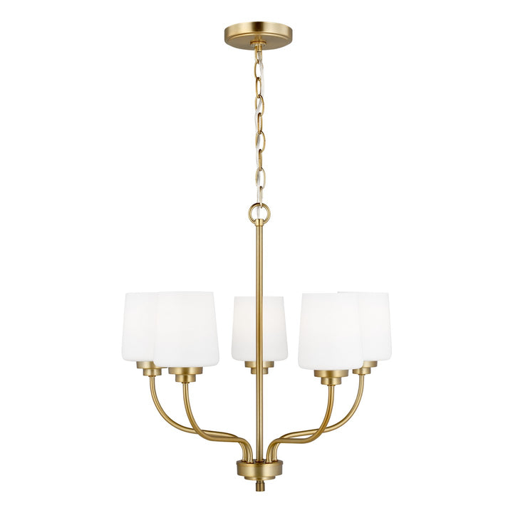 Generation Lighting Canada - 3102805-848 - Five Light Chandelier - Windom - Satin Brass