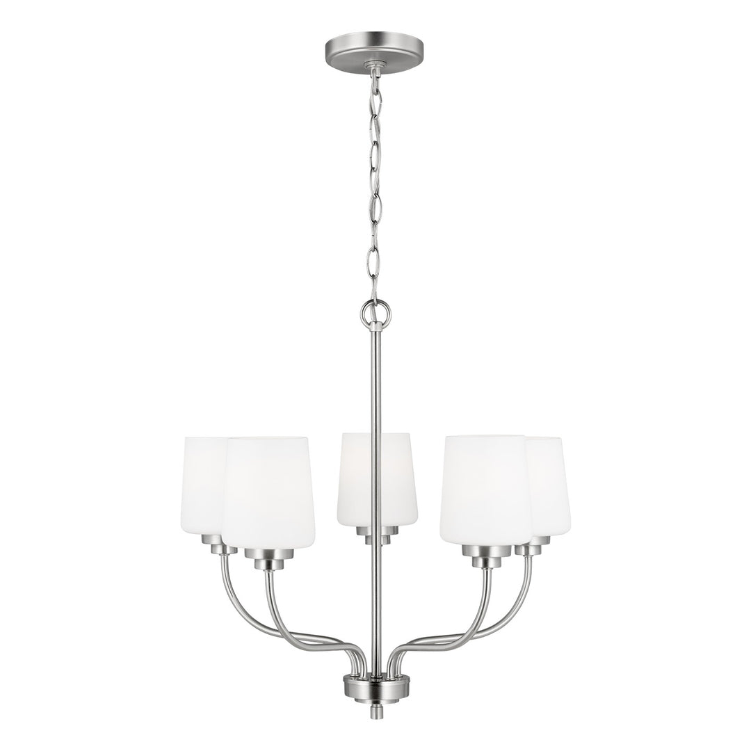 Generation Lighting Canada - 3102805-962 - Five Light Chandelier - Windom - Brushed Nickel
