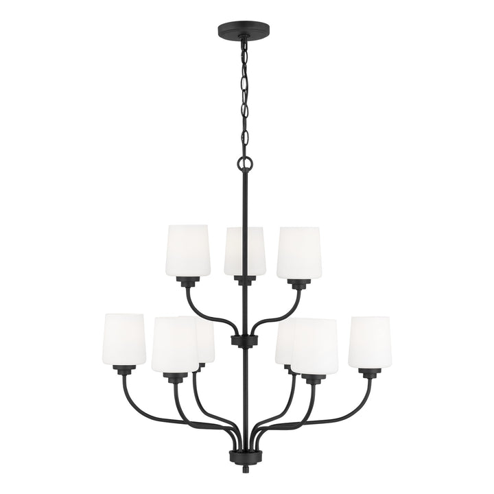 Generation Lighting Canada - 3102809-112 - Nine Light Chandelier - Windom - Midnight Black