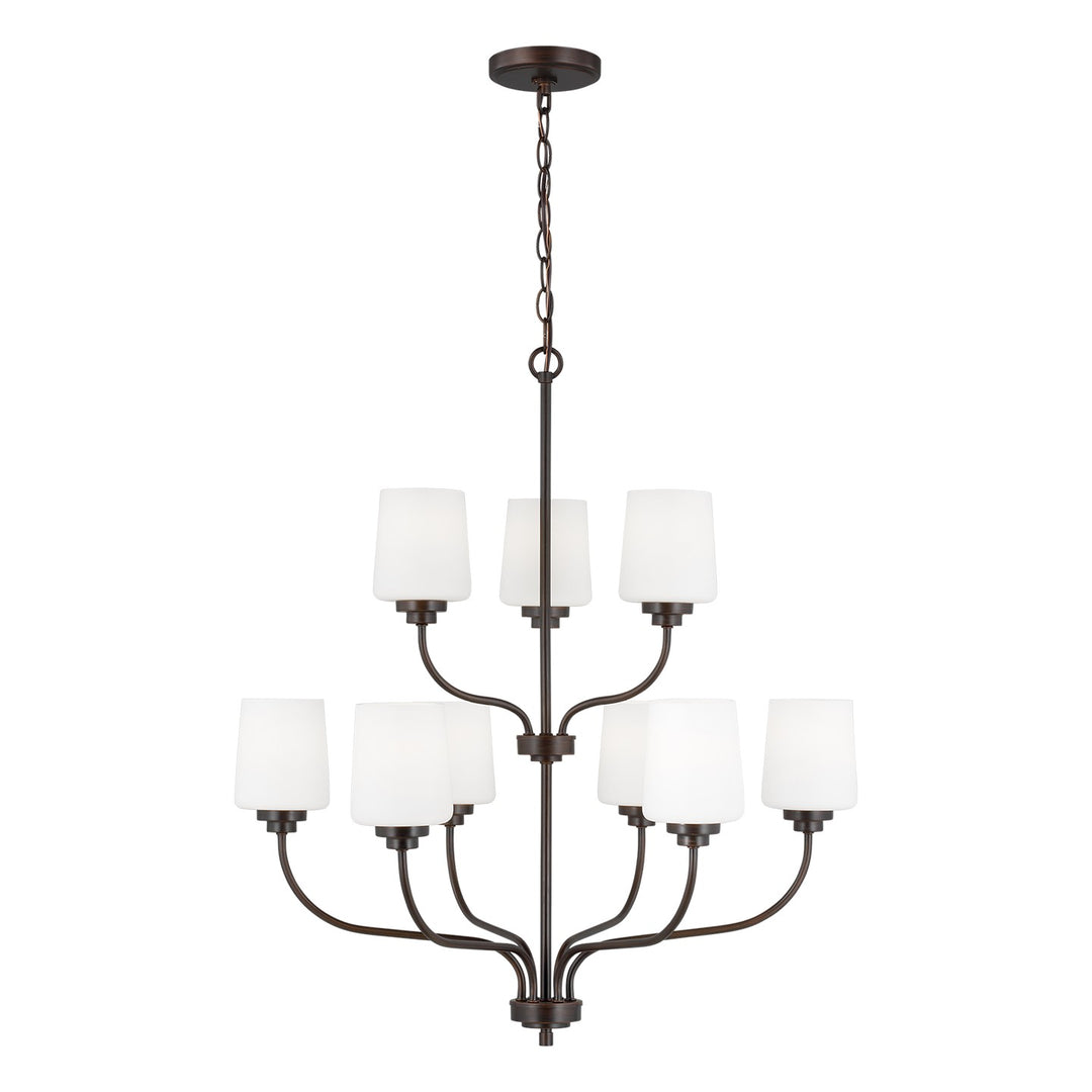 Generation Lighting Canada - 3102809EN3-710 - Nine Light Chandelier - Windom - Bronze