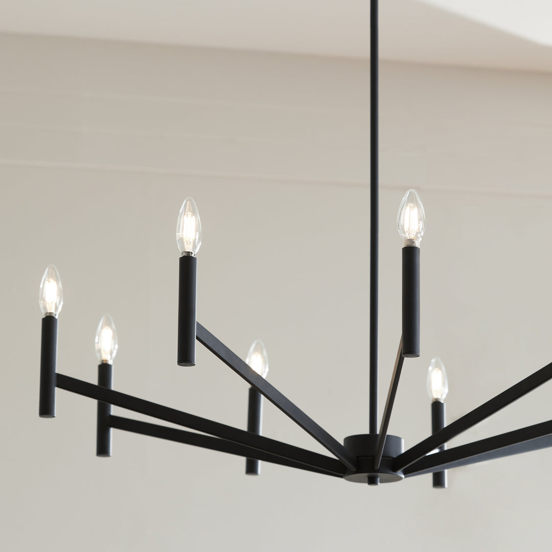 Visual Comfort Studio Canada - 3124309-112 - Nine Light Chandelier - Vector - Midnight Black