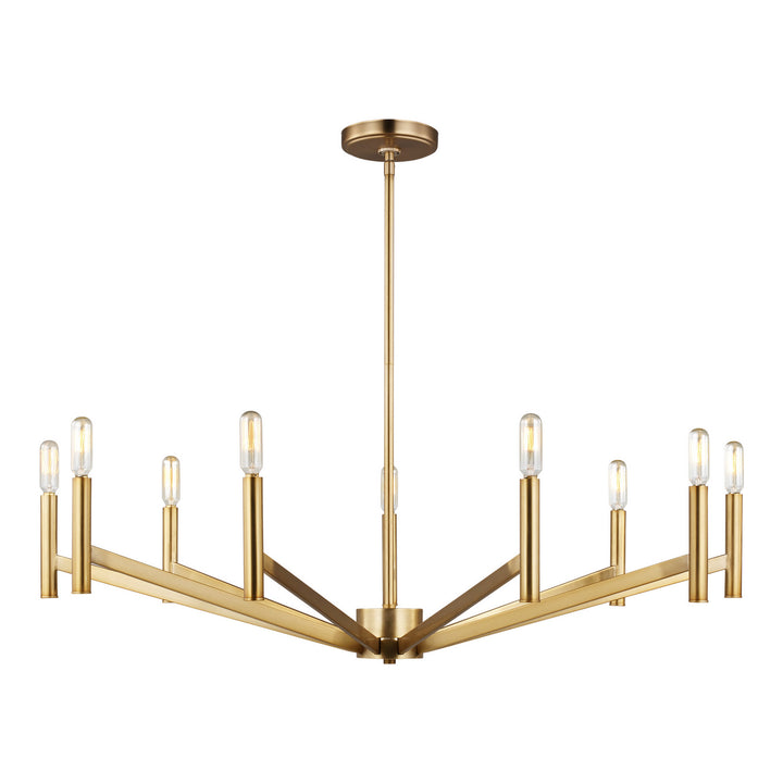 Visual Comfort Studio Canada - 3124309-848 - Nine Light Chandelier - Vector - Satin Brass