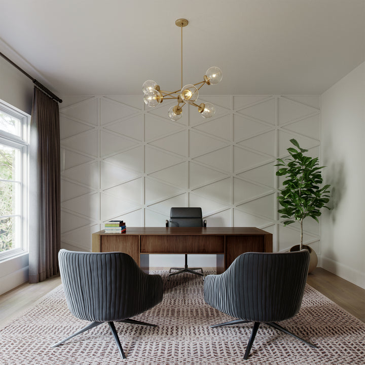 Visual Comfort Studio Canada - 3182706-848 - Six Light Chandelier - Tierney - Satin Brass