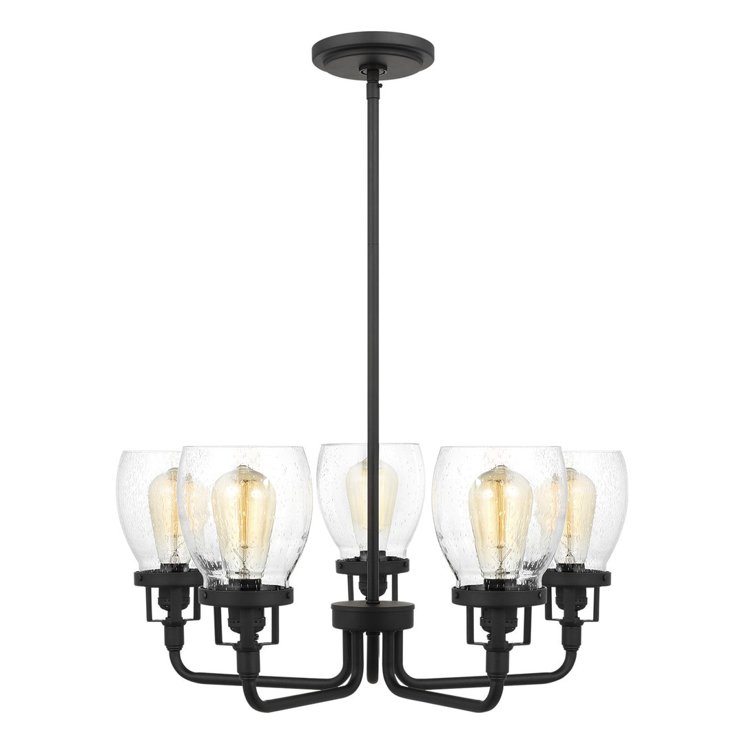 Generation Lighting Canada - 3214505-112 - Five Light Chandelier - Belton - Midnight Black