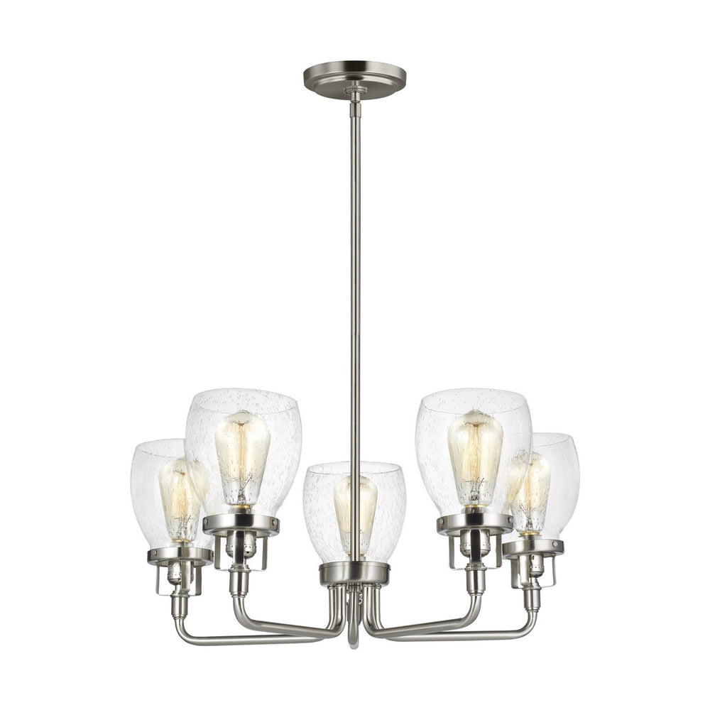 Generation Lighting Canada - 3214505EN7-962 - Five Light Chandelier - Belton - Brushed Nickel