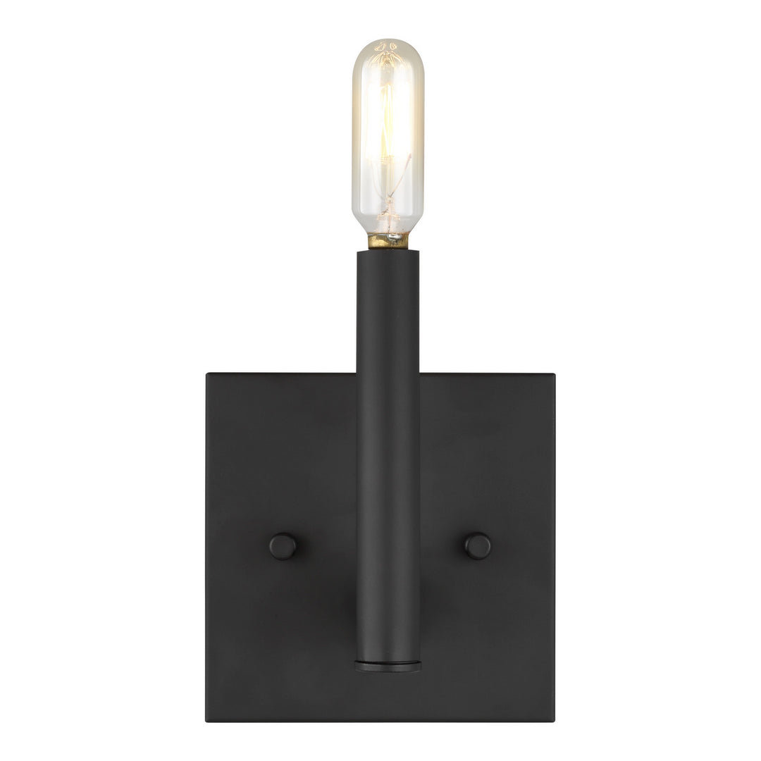Vector One Light Wall / Bath Sconce in Midnight Black - available from The Lighting Shoppe, trusted by Canadian homeowners