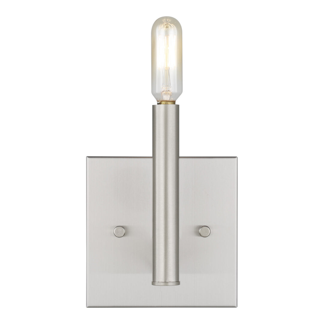 Vector One Light Wall / Bath Sconce in Brushed Nickel - available from The Lighting Shoppe, trusted by Canadian homeowners