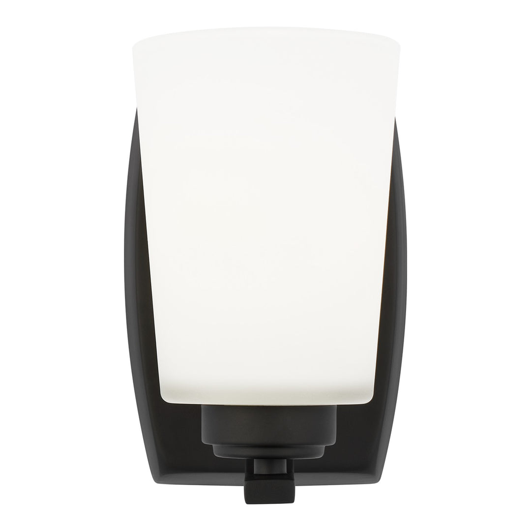 Generation Lighting Canada - 4128901-112 - One Light Wall / Bath Sconce - Franport - Midnight Black