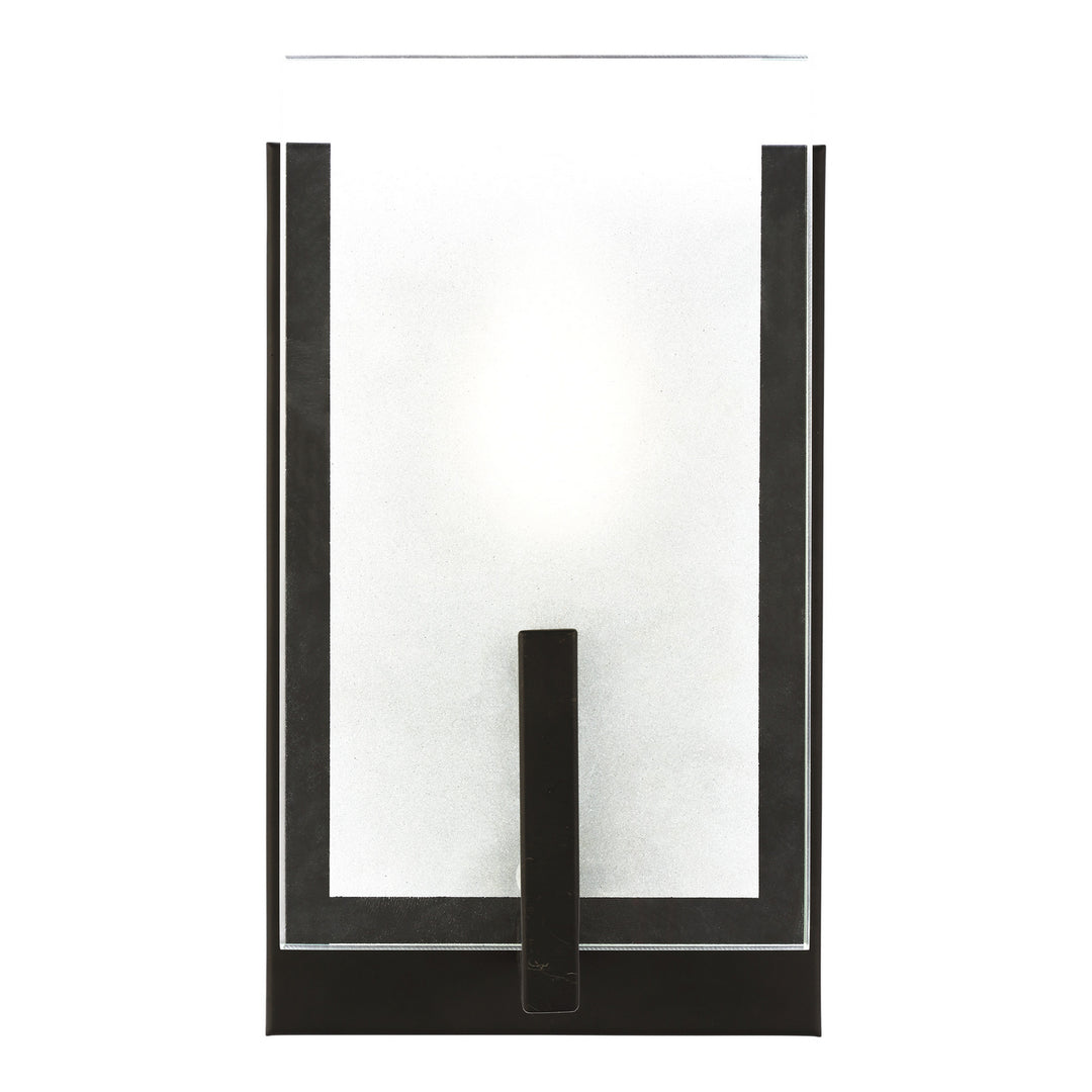 Syll One Light Wall / Bath Sconce in Midnight Black - available from The Lighting Shoppe, trusted by Canadian homeowners