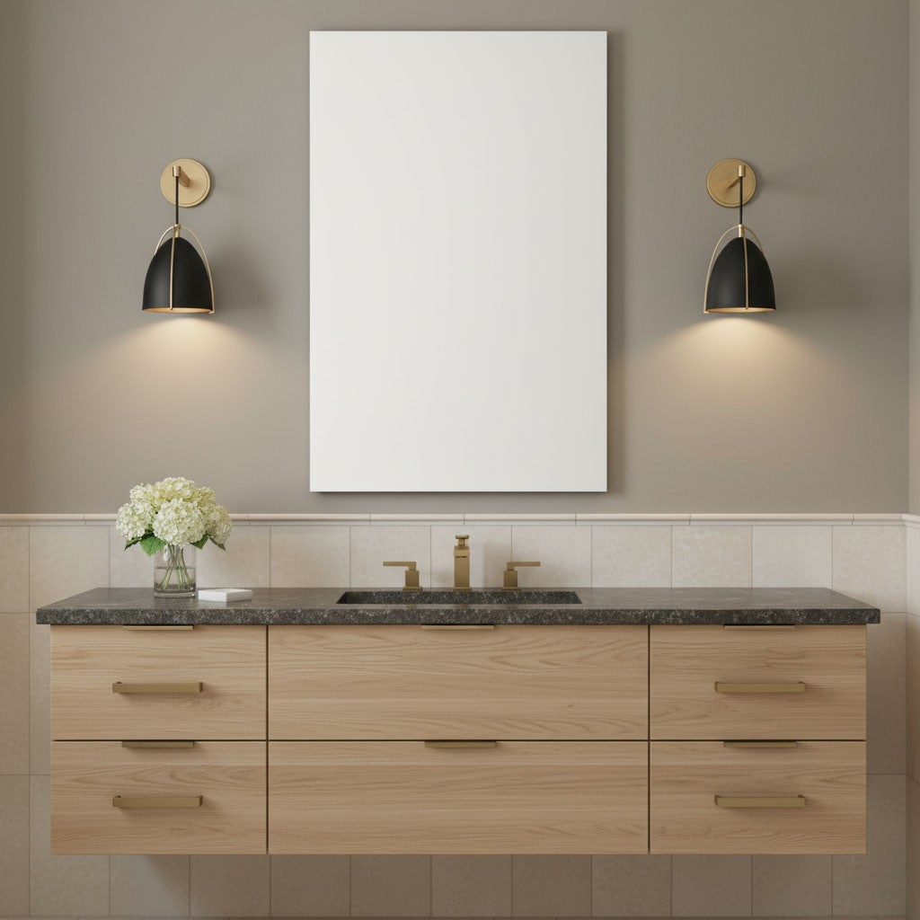 Visual Comfort Studio Canada - 4151701-848 - One Light Wall / Bath Sconce - Norman - Satin Brass
