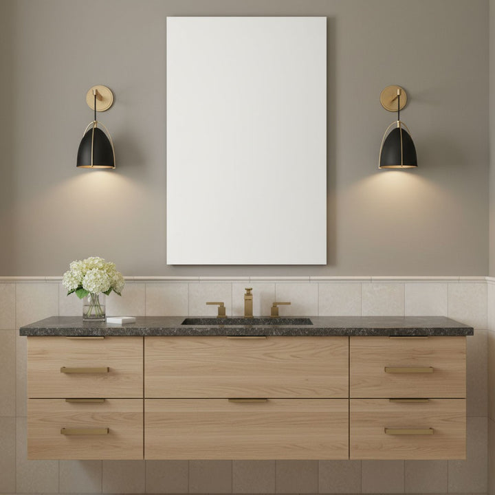 Visual Comfort Studio Canada - 4151701-848 - One Light Wall / Bath Sconce - Norman - Satin Brass