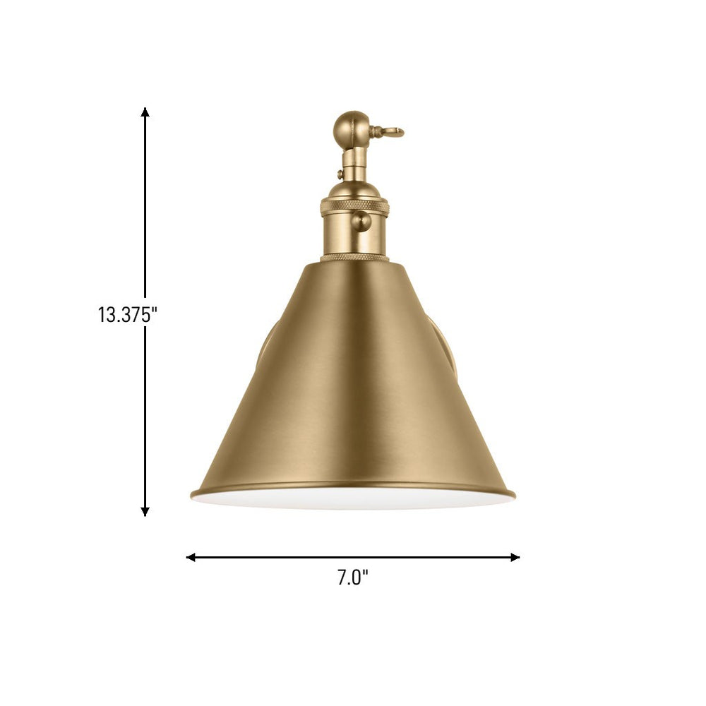 Visual Comfort Studio Canada - 4198101-848 - One Light Wall Sconce - Salem - Satin Brass