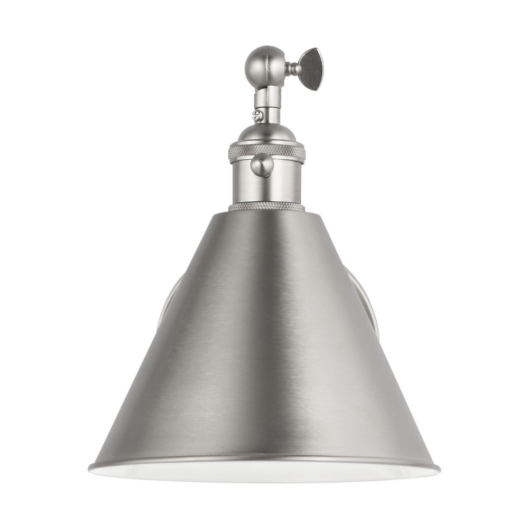 Salem One Light Wall Sconce in Brushed Nickel - available from The Lighting Shoppe, trusted by Canadian homeowners