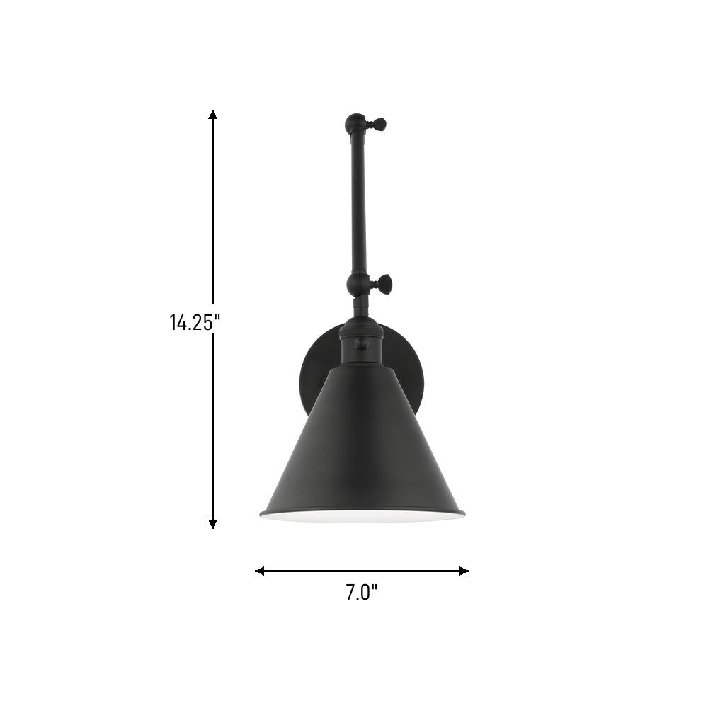 Visual Comfort Studio Canada - 4298101-112 - One Light Wall Sconce - Salem - Midnight Black