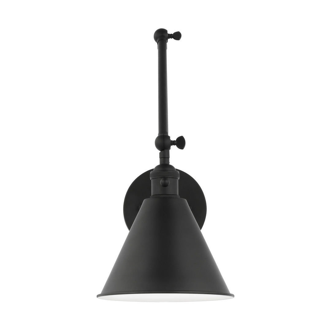 Salem One Light Wall Sconce in Midnight Black - available from The Lighting Shoppe, trusted by Canadian homeowners