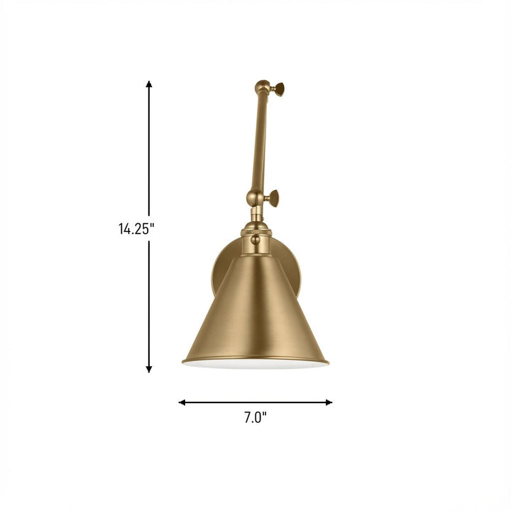Visual Comfort Studio Canada - 4298101-848 - One Light Wall Sconce - Salem - Satin Brass