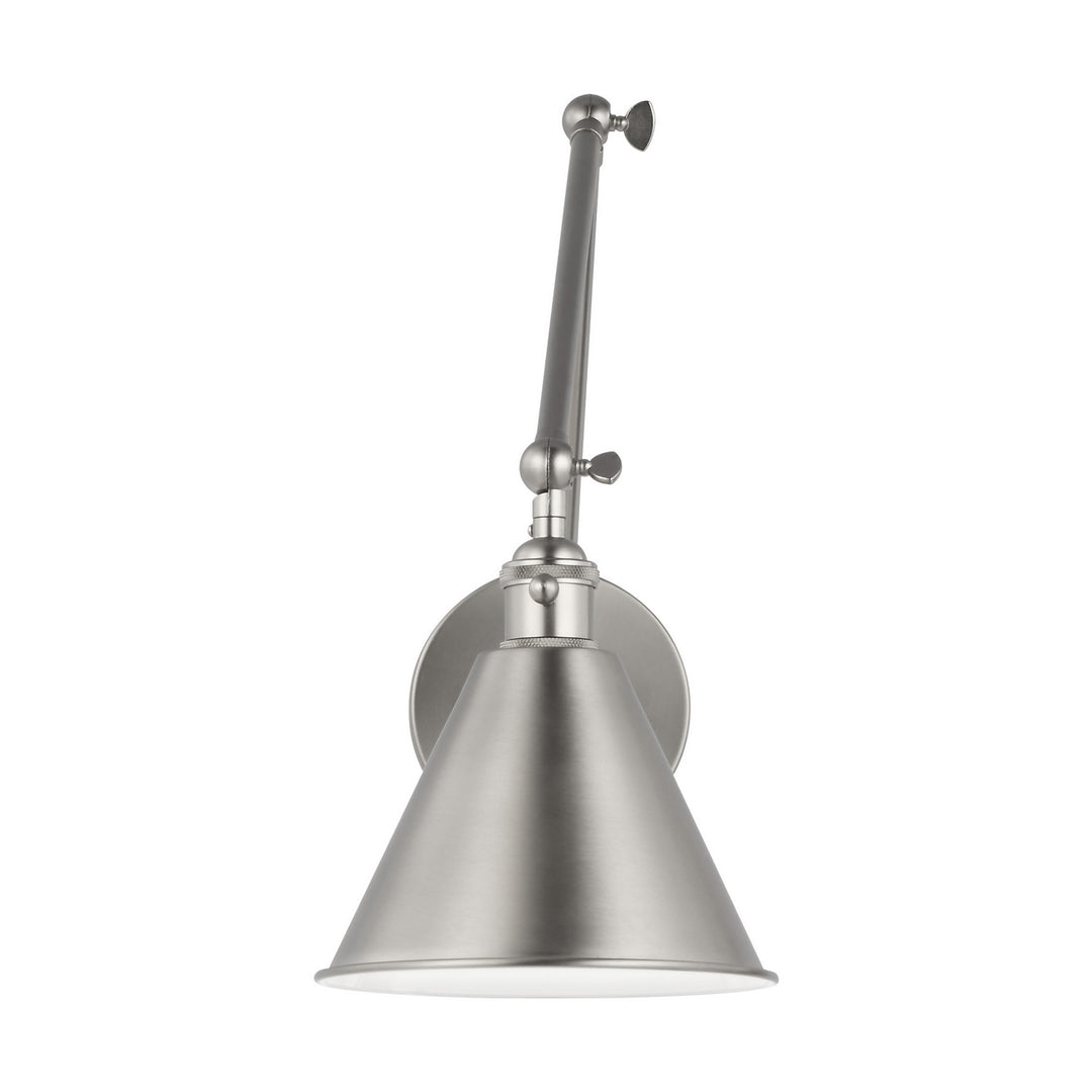 Salem One Light Wall Sconce in Brushed Nickel - available from The Lighting Shoppe, trusted by Canadian homeowners