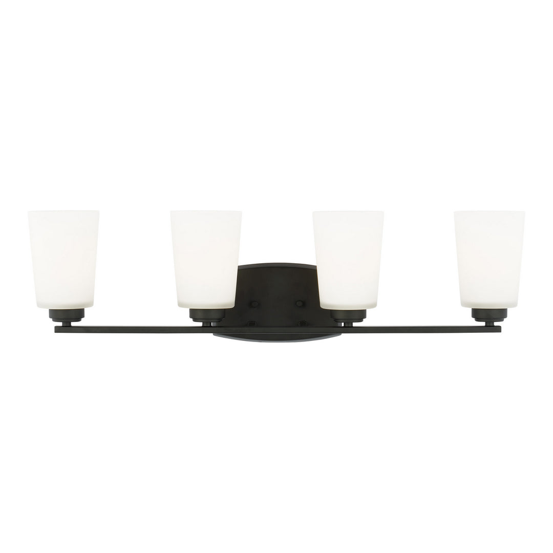 Franport Four Light Wall / Bath in Midnight Black - available from The Lighting Shoppe, trusted by Canadian homeowners