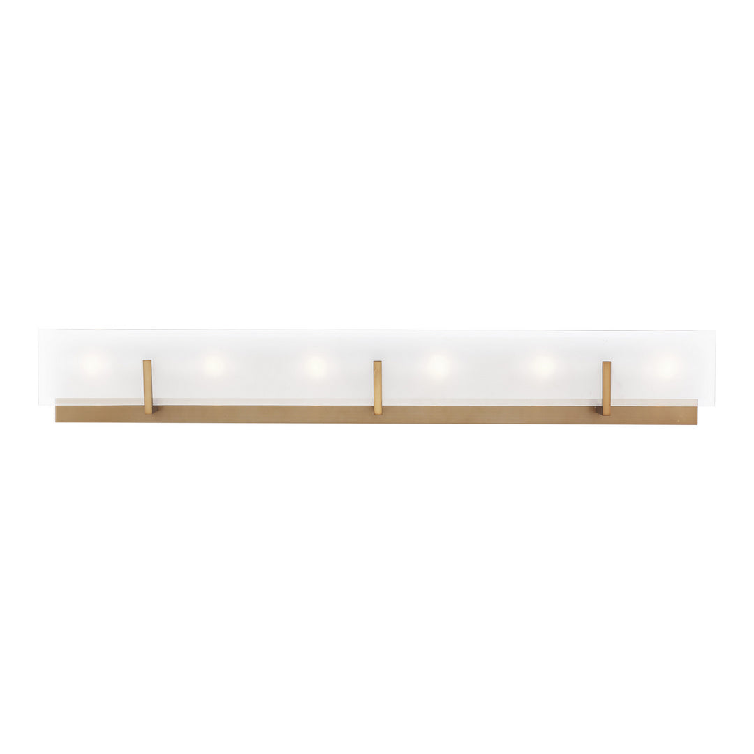 Visual Comfort Studio Canada - 4430806-848 - Six Light Wall / Bath - Syll - Satin Brass