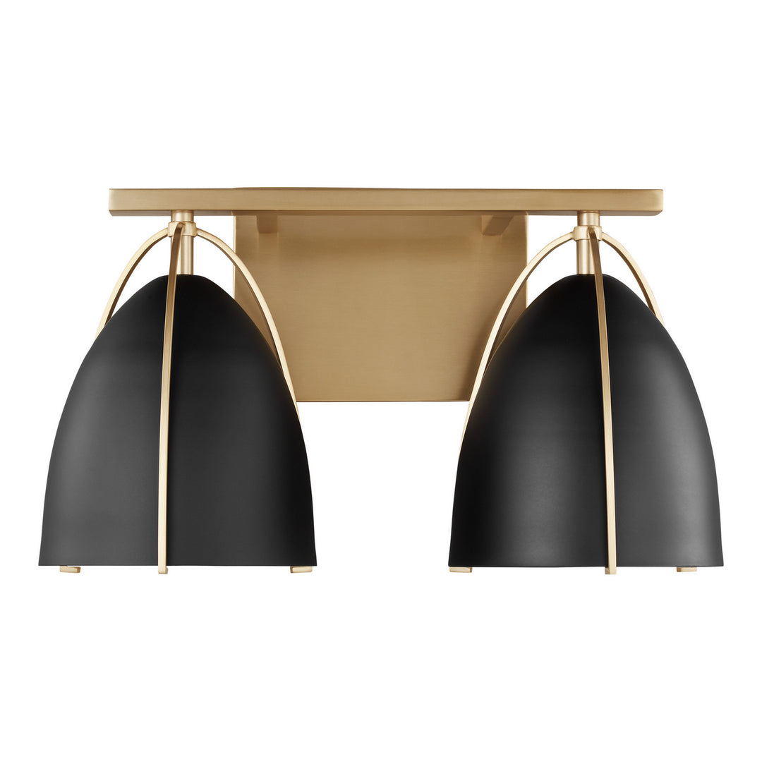 Visual Comfort Studio Canada - 4451702-848 - Two Light Wall / Bath - Norman - Satin Brass