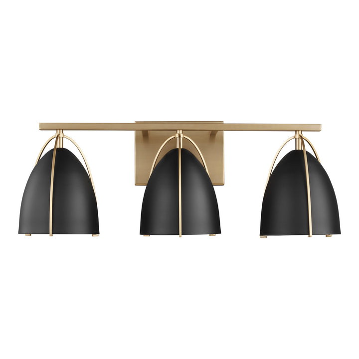 Visual Comfort Studio Canada - 4451703-848 - Three Light Wall / Bath - Norman - Satin Brass