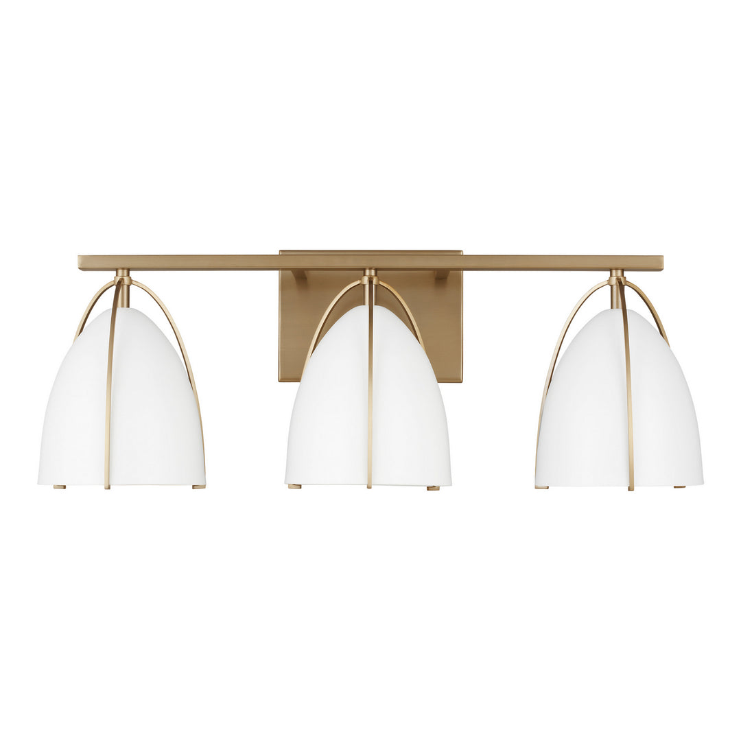 Visual Comfort Studio Canada - 4451803EN3-848 - Three Light Wall / Bath - Norman - Satin Brass