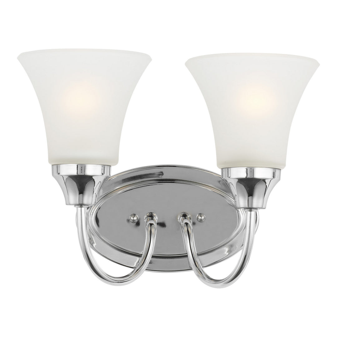 Generation Lighting Canada - 44806-05 - Two Light Wall / Bath - Holman - Chrome