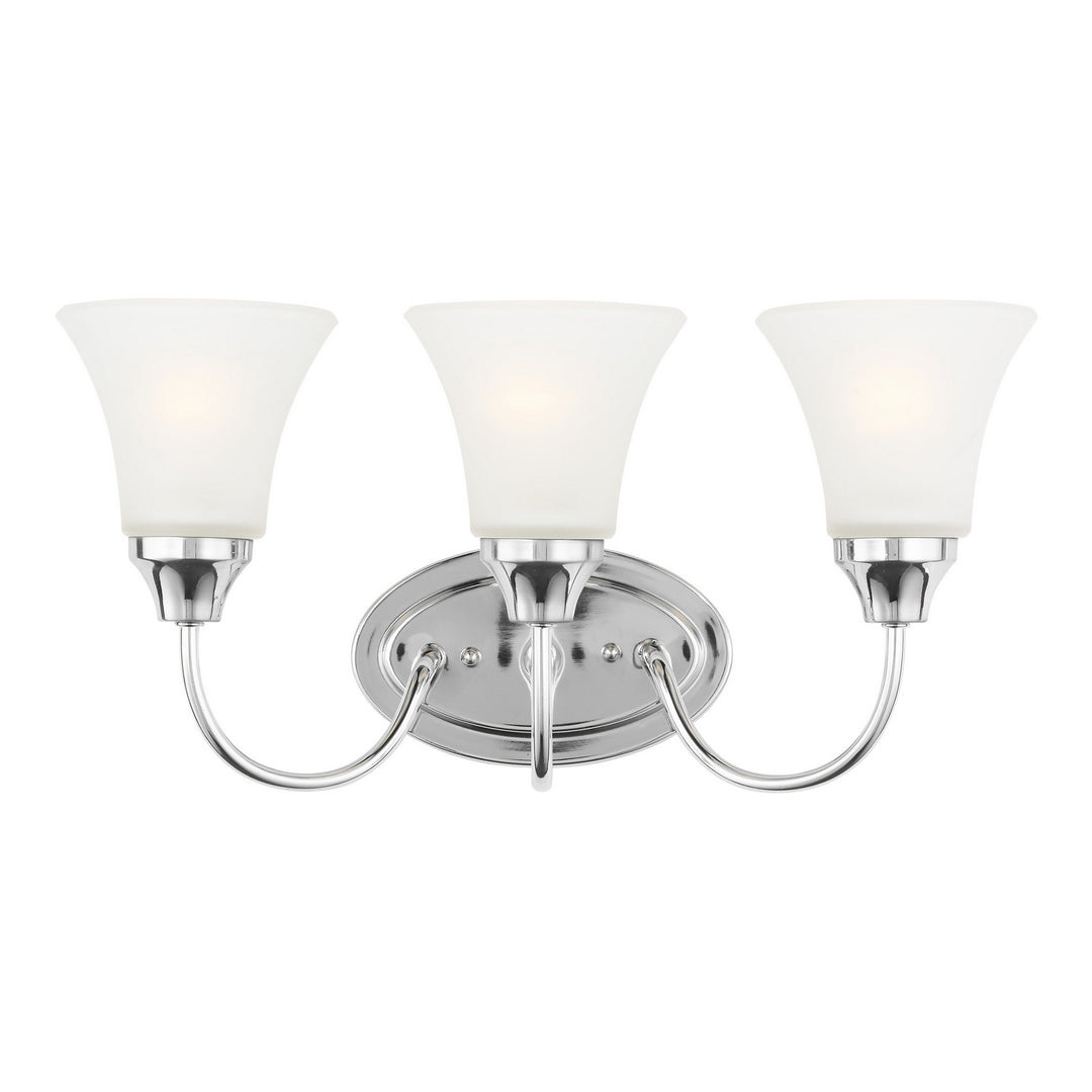 Generation Lighting Canada - 44807-05 - Three Light Wall / Bath - Holman - Chrome