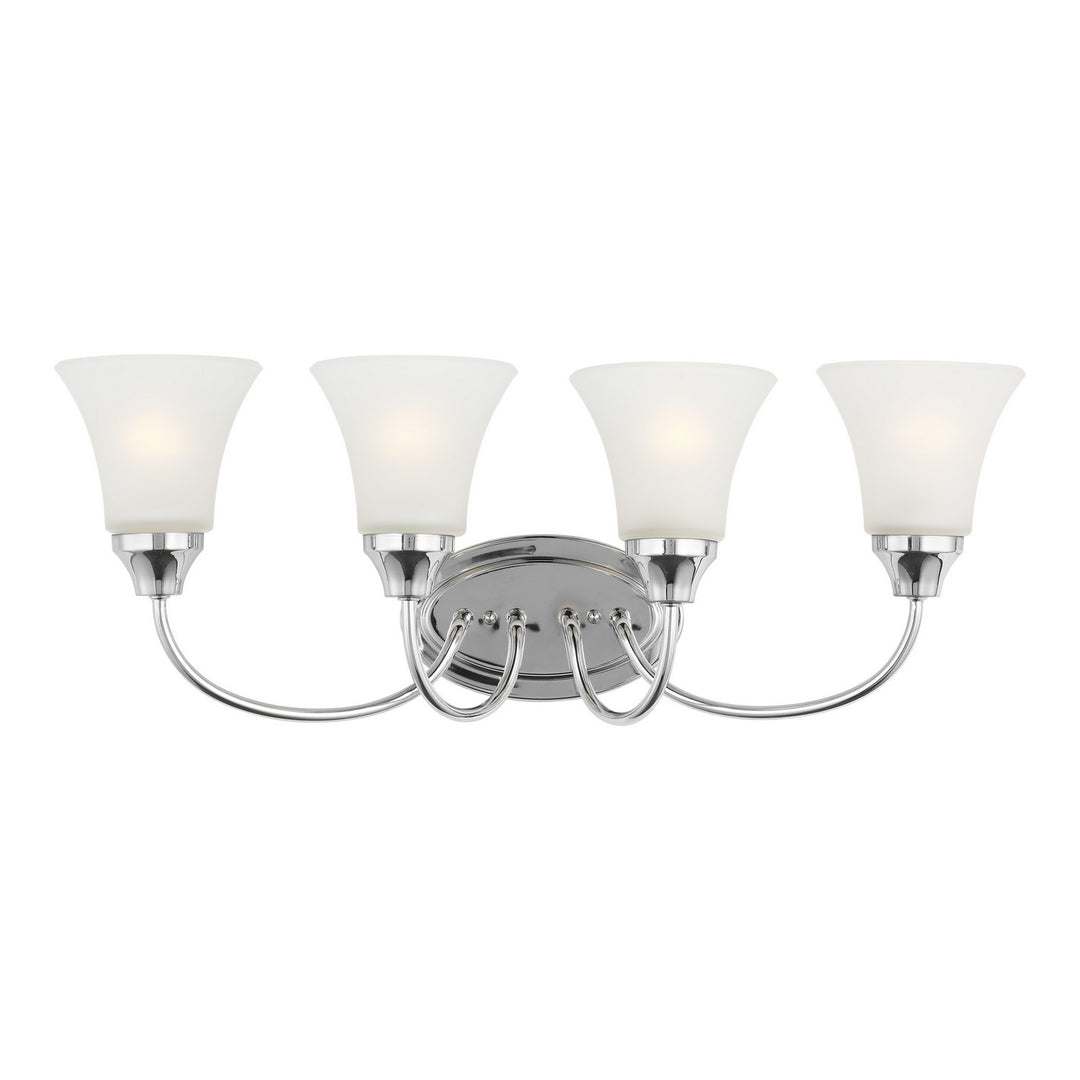Holman Four Light Wall / Bath in Chrome - available from The Lighting Shoppe, trusted by Canadian homeowners