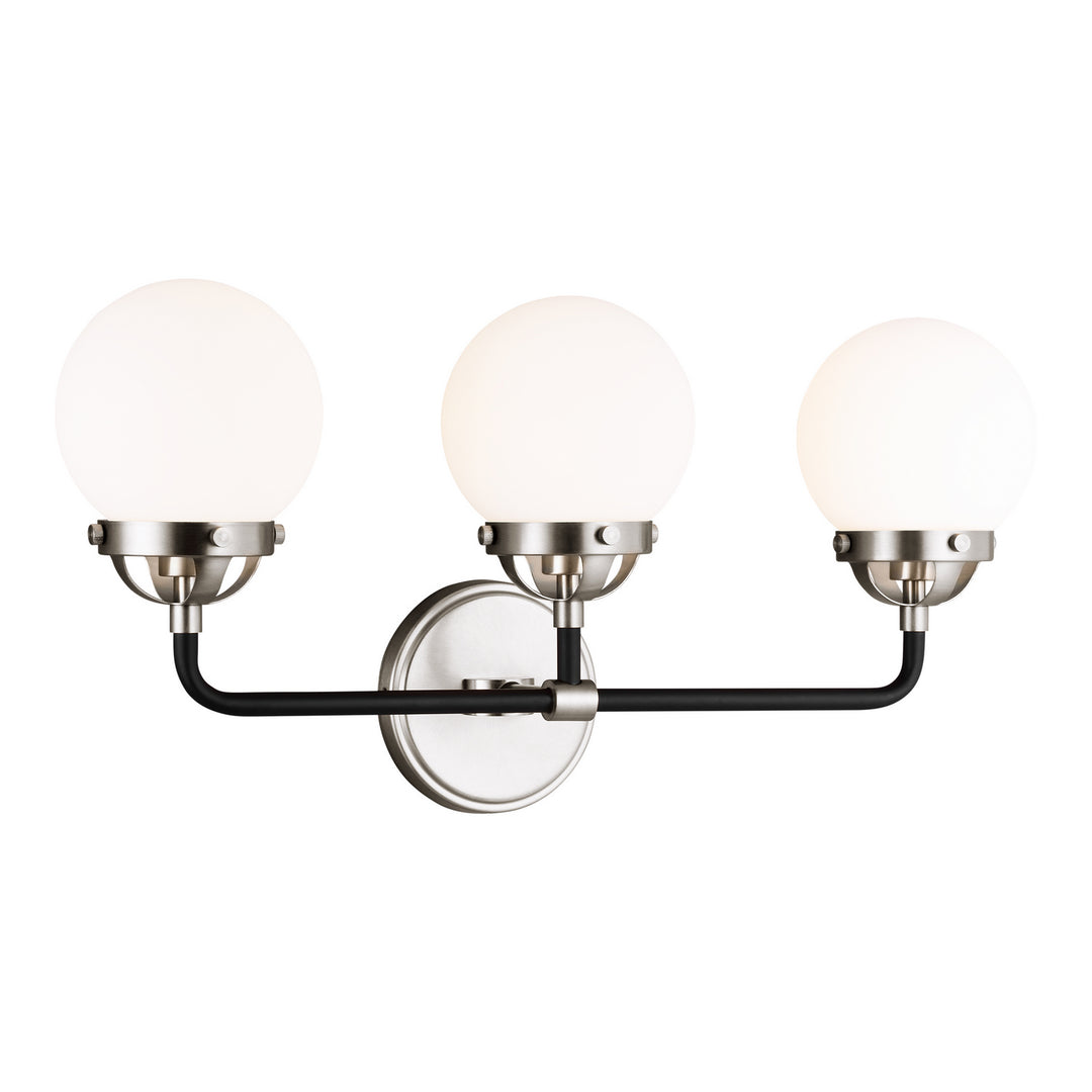 Visual Comfort Studio Canada - 4487903EN-962 - Three Light Wall / Bath - Cafe - Brushed Nickel