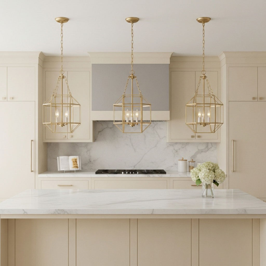 Visual Comfort Studio Canada - 5179403-848 - Three Light Lantern - Morrison - Satin Brass