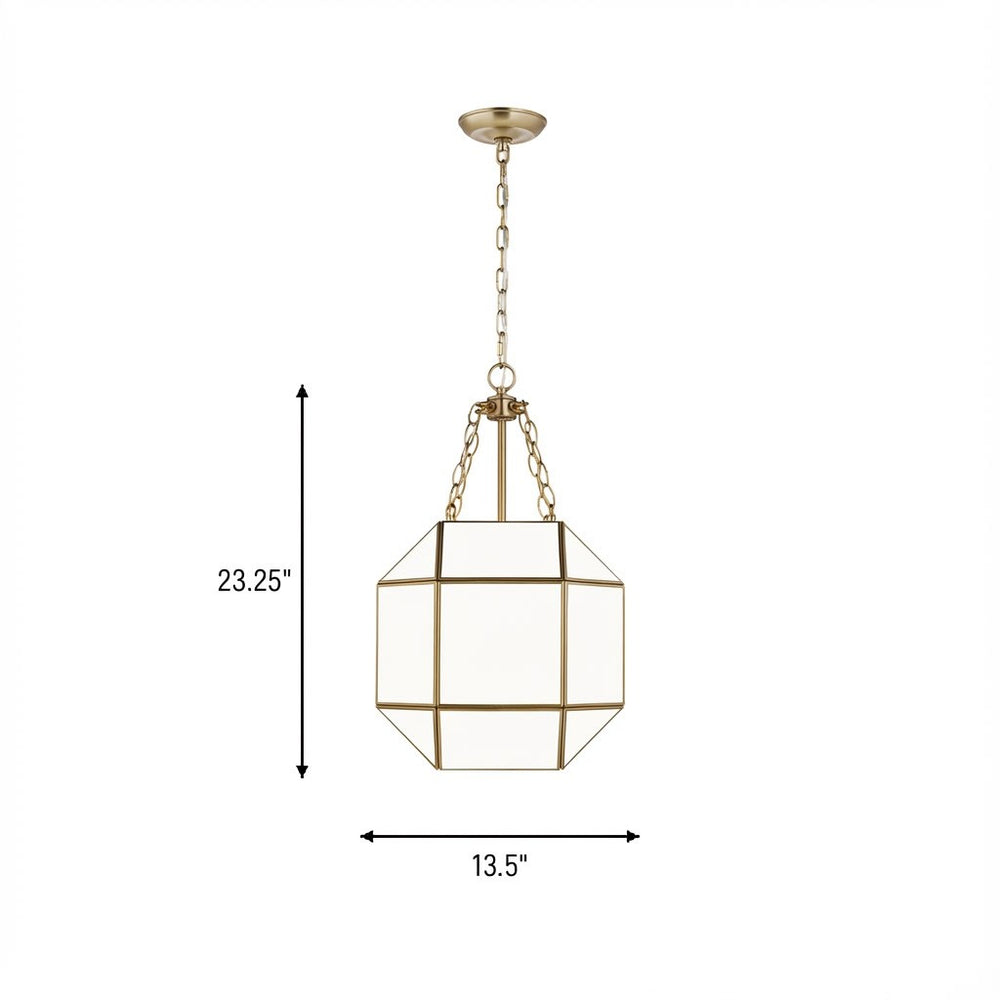 Visual Comfort Studio Canada - 5179453-848 - Three Light Lantern - Morrison - Satin Brass